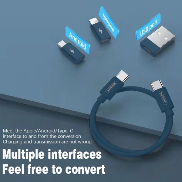 (5 In 1 ) Data Cable Set All Solutions In One / Data Cable Set 60w Fast Charging (random Colors)